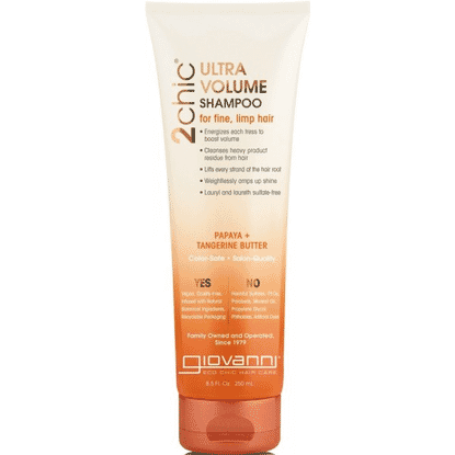 2chic Ultra Volume Shampoo Papaya + Tangerine Butter 250ml