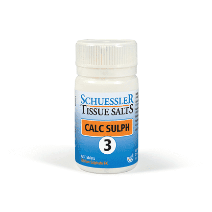 3 Calc Sulph 125 tablets