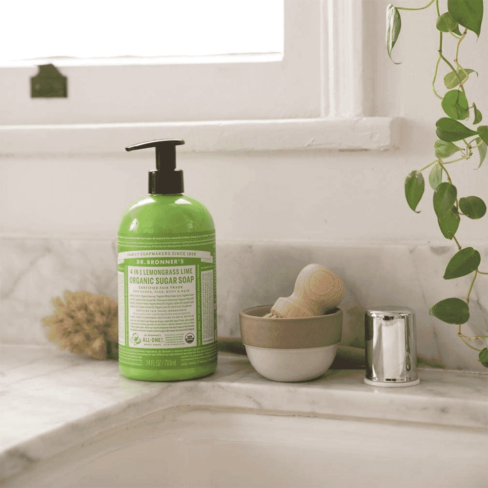 4-In-1 Lemongrass-Lime Organic Pump Soap 355ml