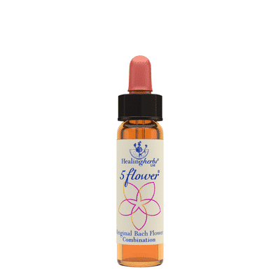 Bach フラワーエッセンス 5本セット The Natural Dispensary. 5 Flower Drops Original Bach Flower