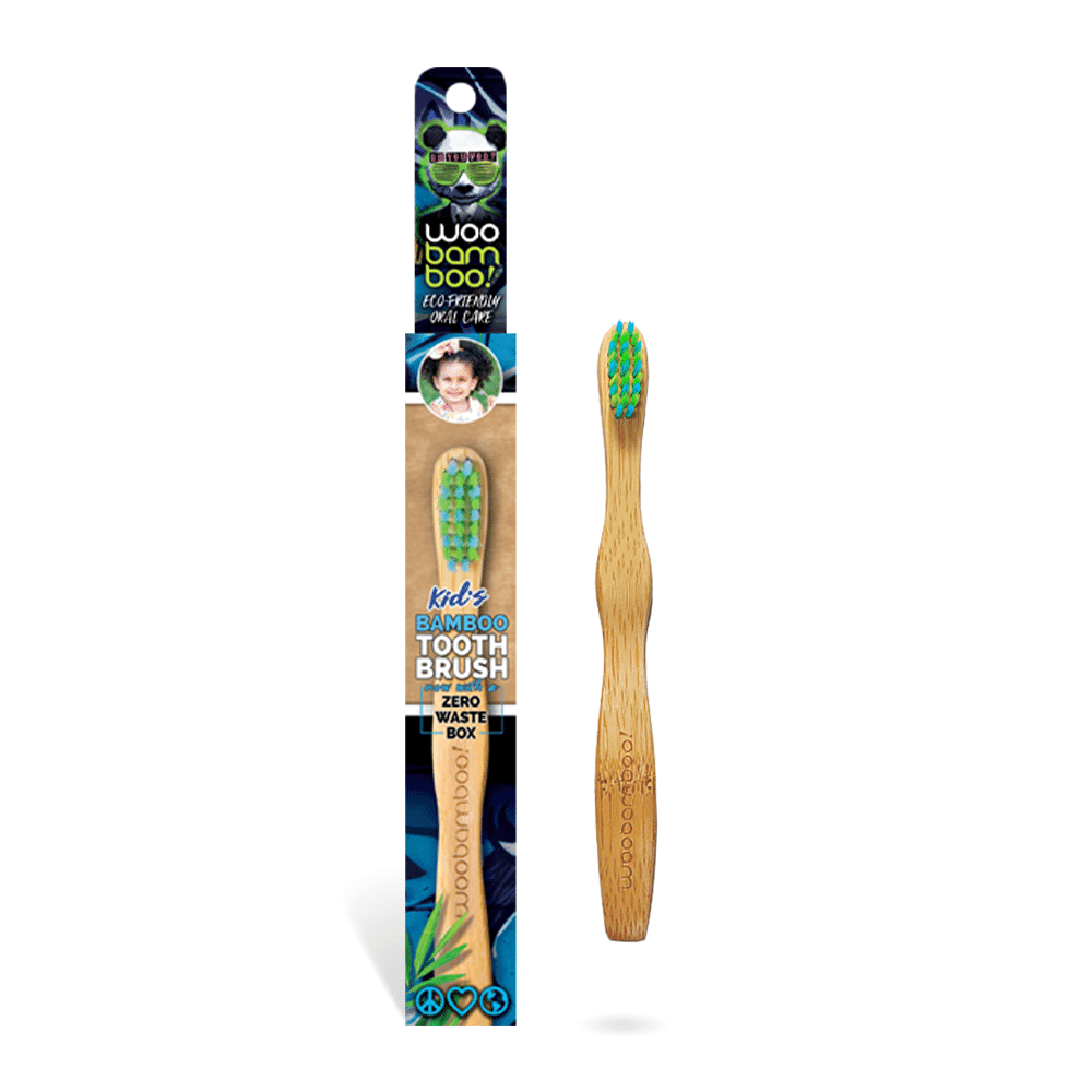 Kids Bamboo Tooth Brush Zero Waste Pack