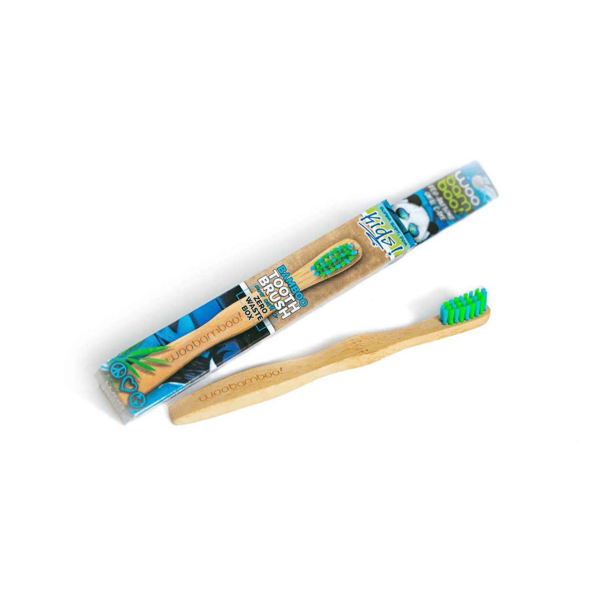 Kids Bamboo Tooth Brush Zero Waste Pack
