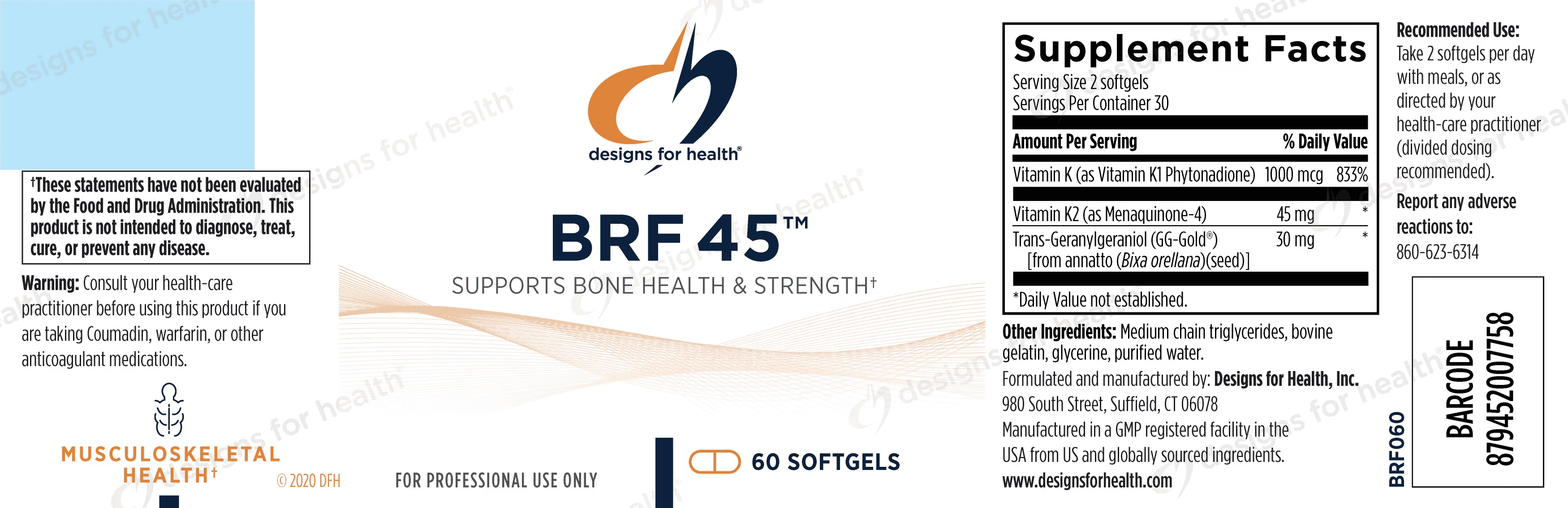 BRF 45™ 60 Softgels