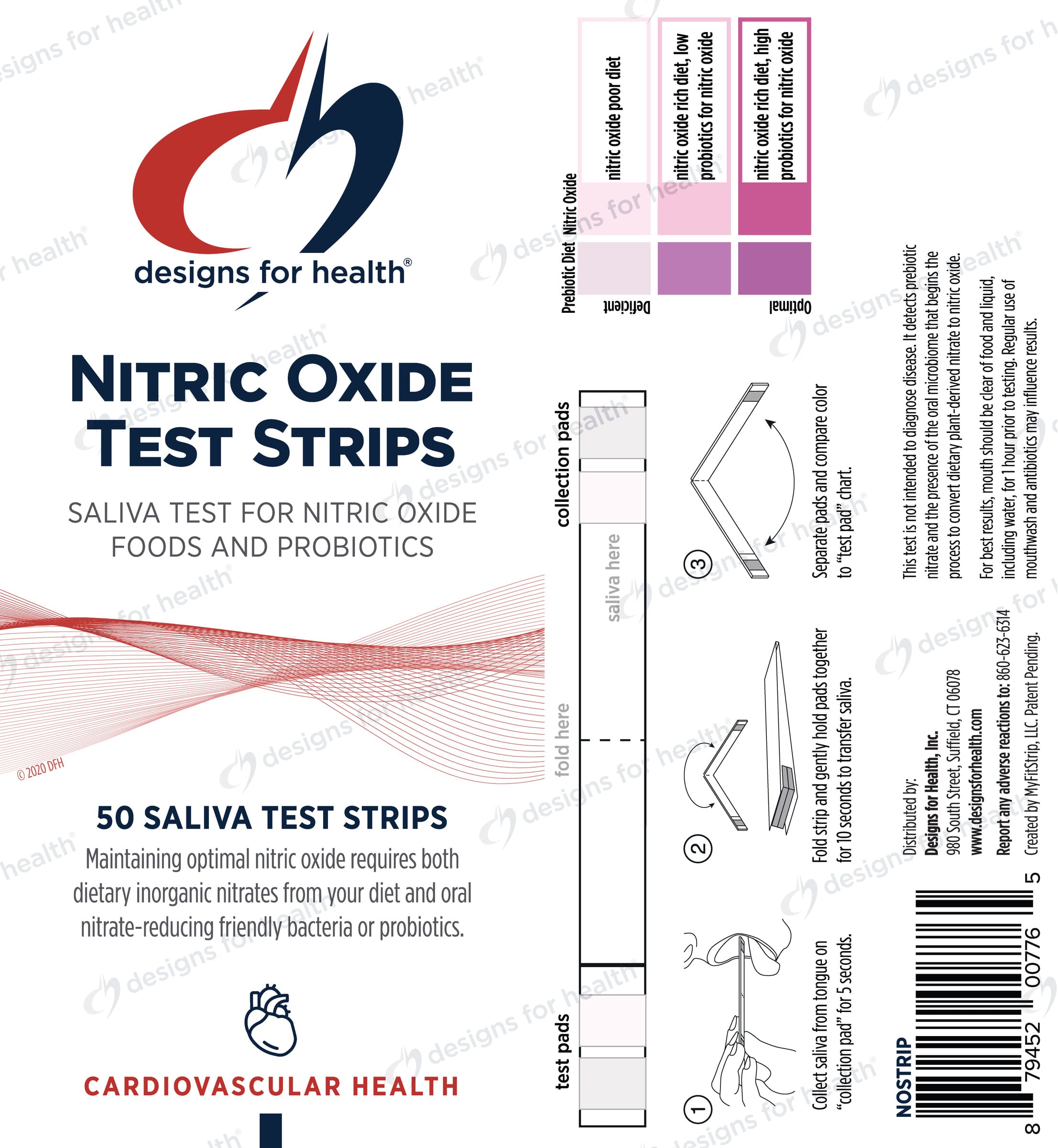 Nitric Oxide Test Strips 50s