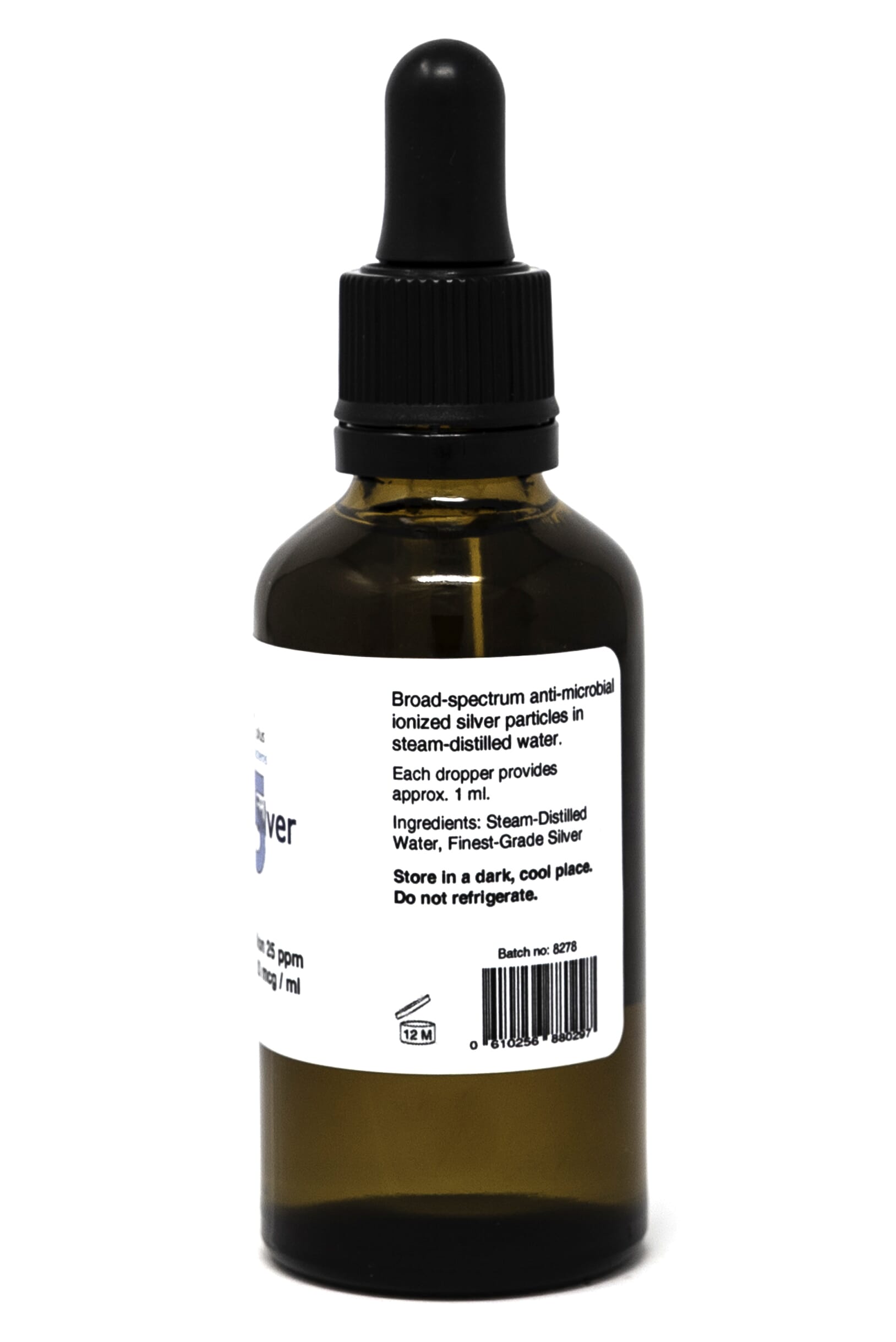 Colloidal Silver 25ppm 50ml Dropper