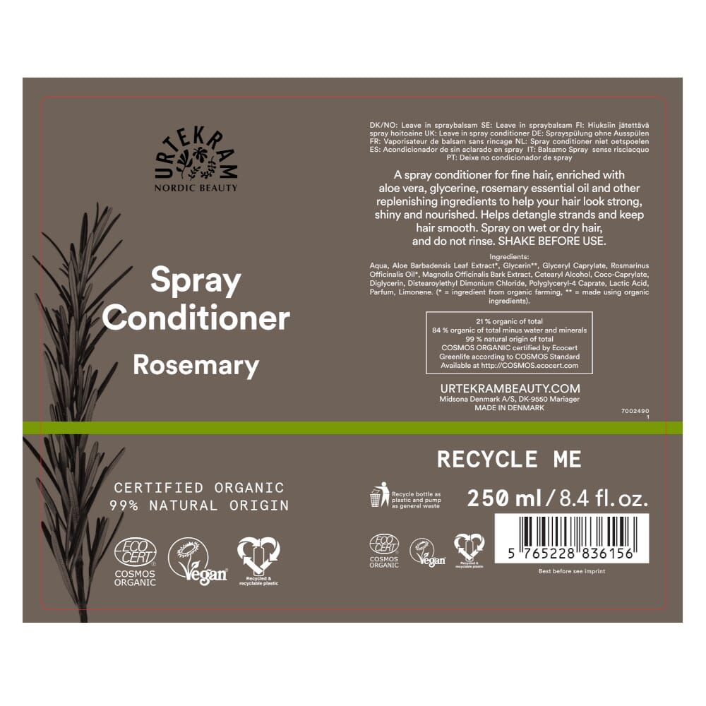 Fine Hair Rosemary Spray Conditioner 250ml