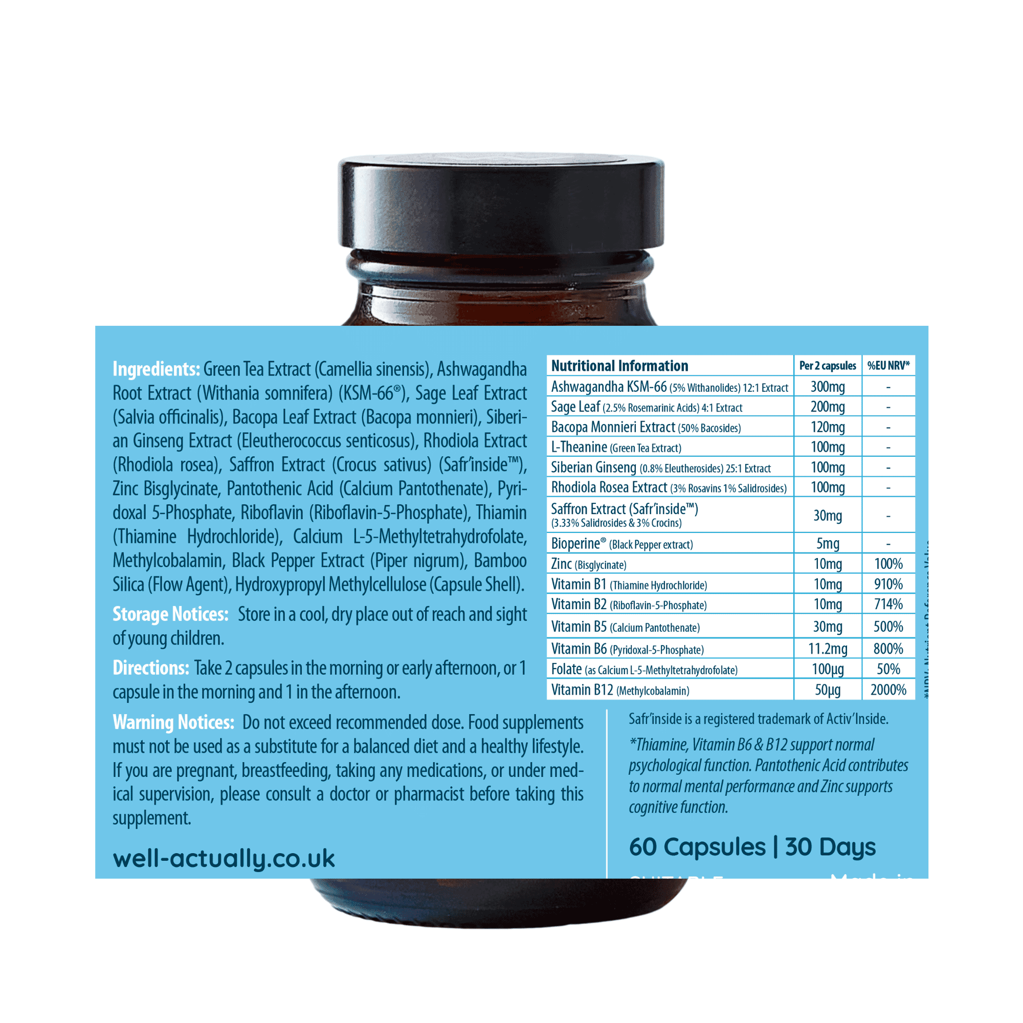 Neuro Day Ashwagandha+ 60s