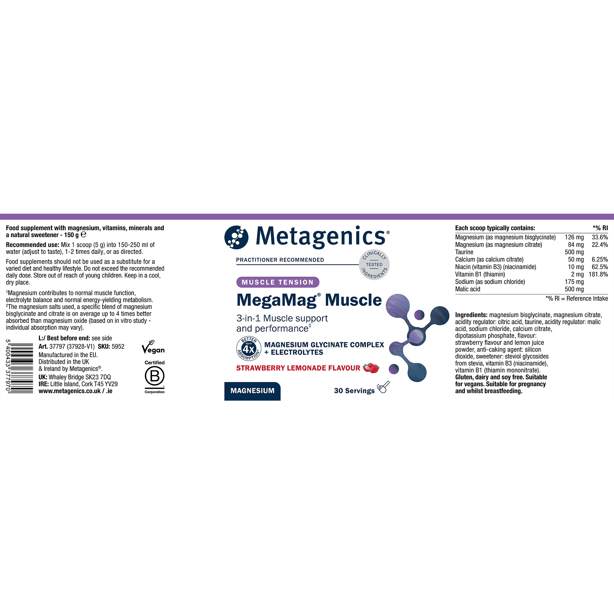 MegaMag® Muscle 30 Servings