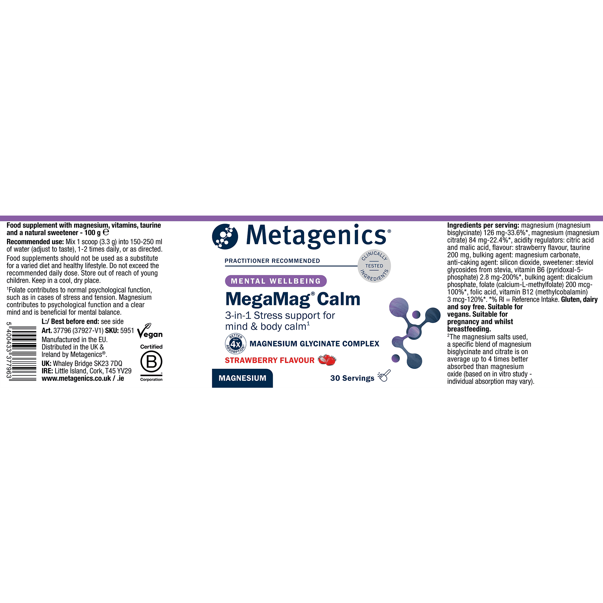 MegaMag® Calm 30 Servings