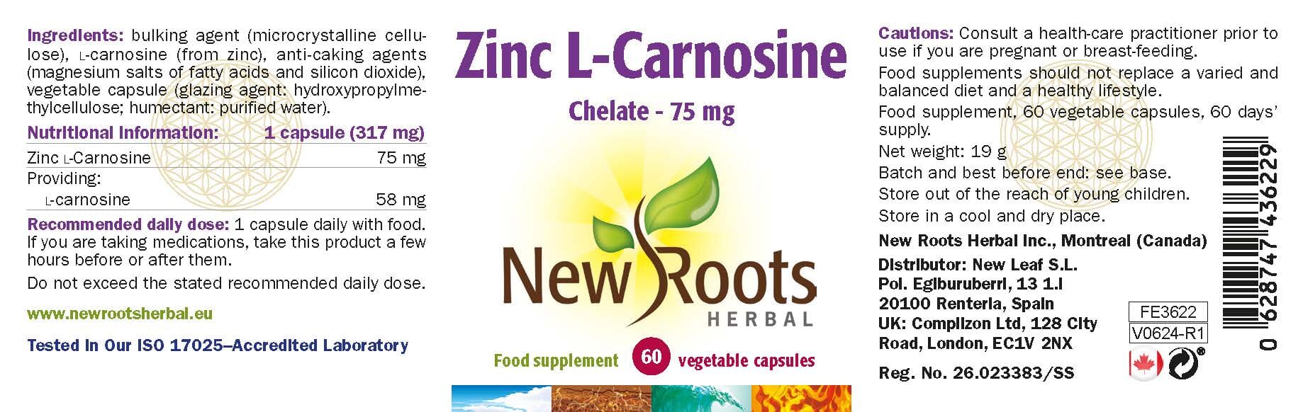 Zinc L-Carnosine 60s