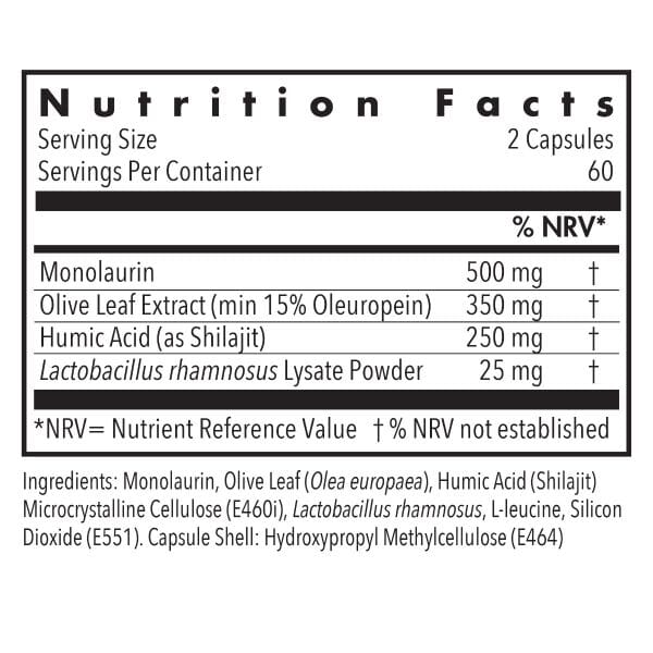 Humic Monolaurin Complex 120s
