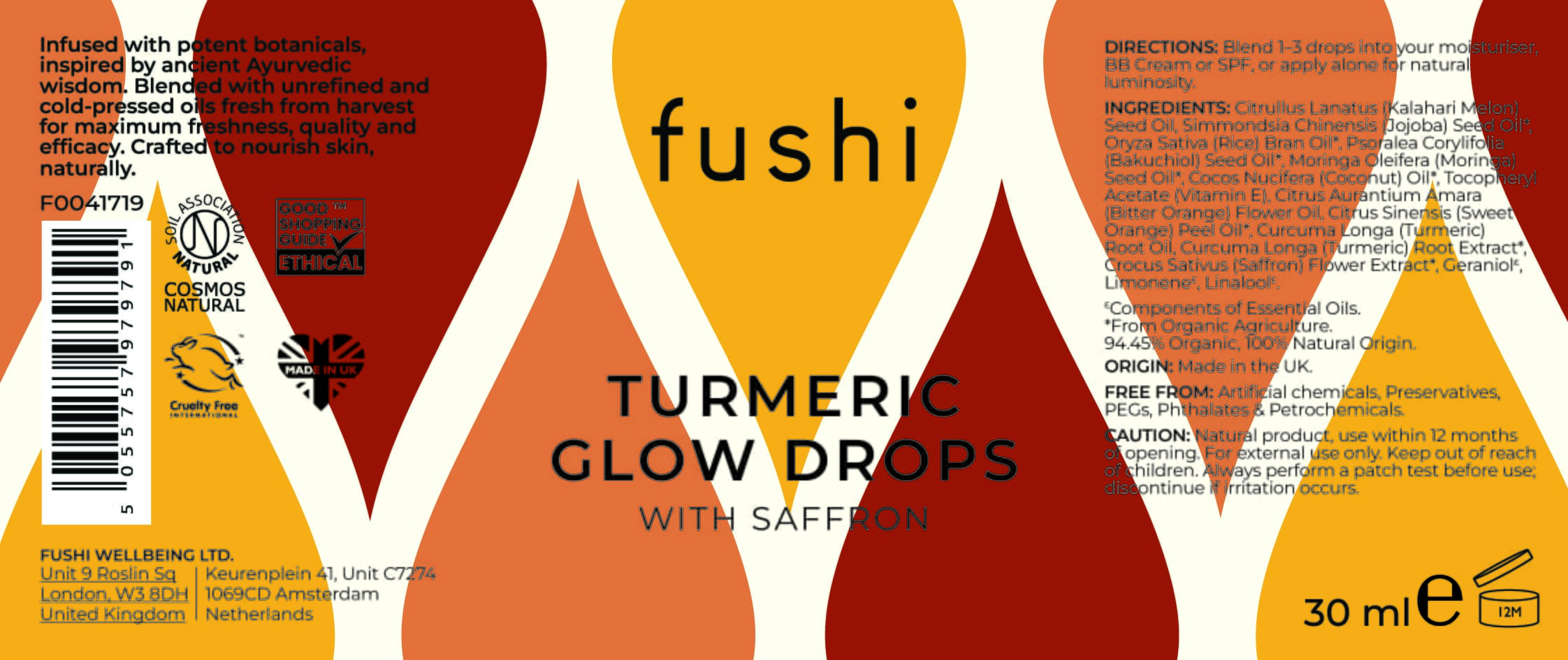 Turmeric Glow Drops with Saffron 30ml