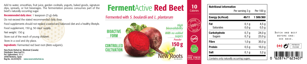 FermentActive Red Beet 150g