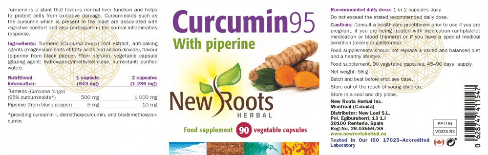 Curcumin 95 with Piperine 90s