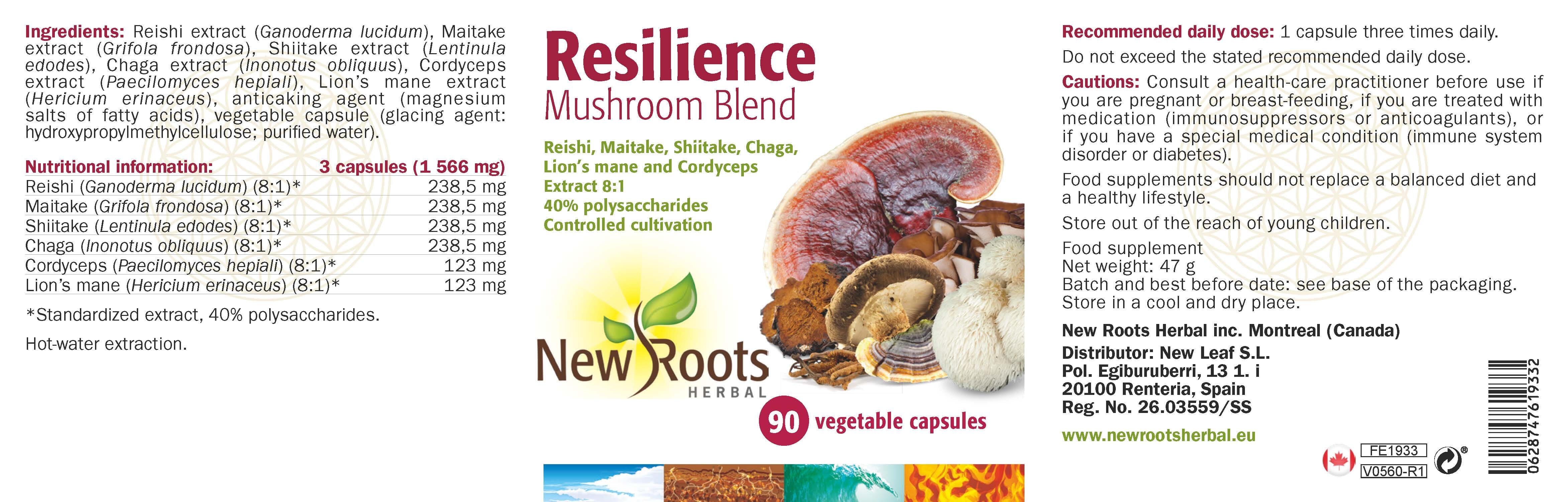 Resilience Mushroom Blend 90s