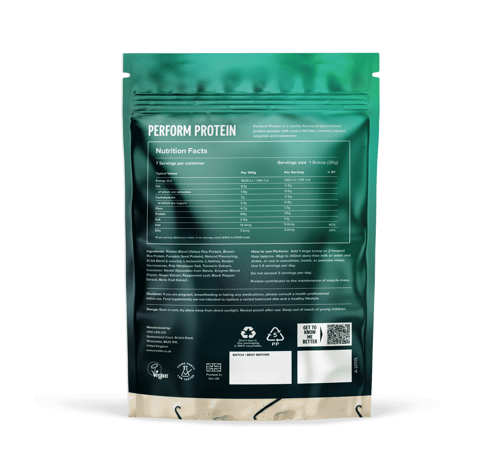 Perform Protein Vanilla 252g