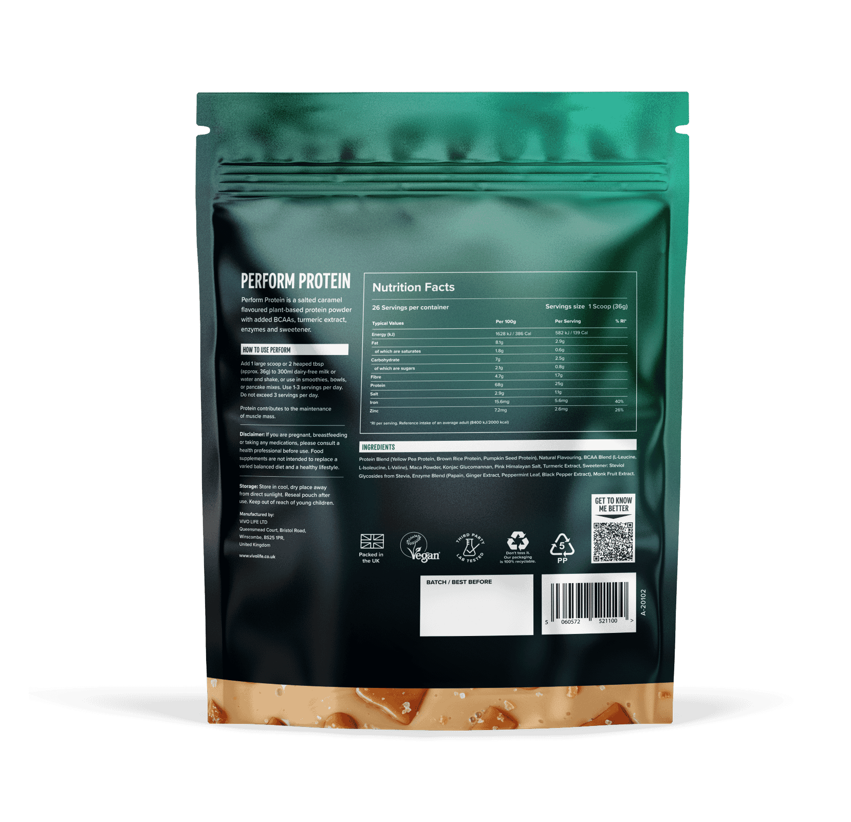Perform Protein Salted Caramel 936g