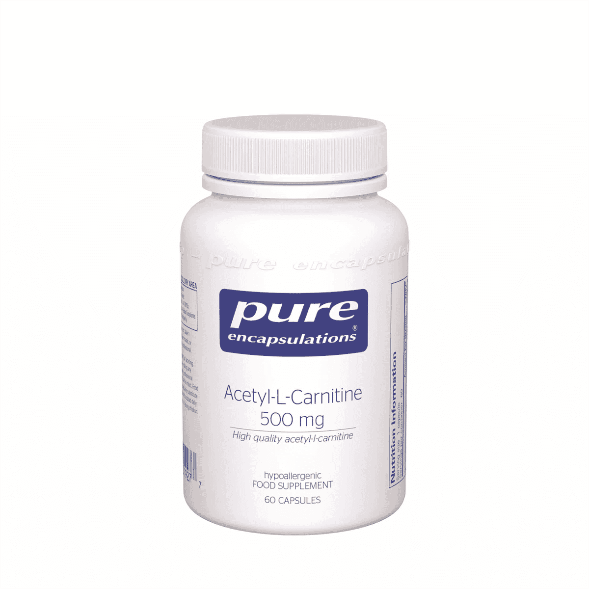 Acetyl-L-Carnitine 500mg 60s