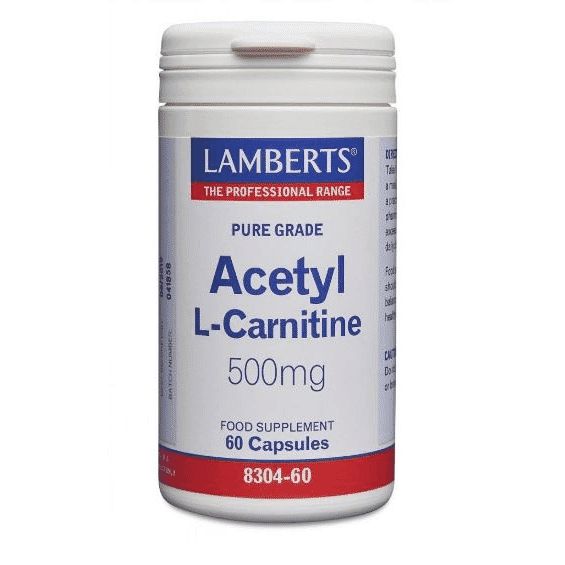 Acetyl L-Carnitine 500mg 60s