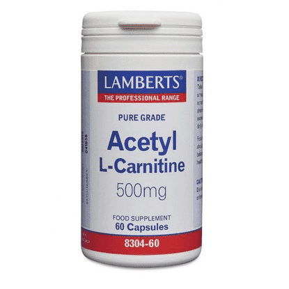 Acetyl L-Carnitine 500mg 60s