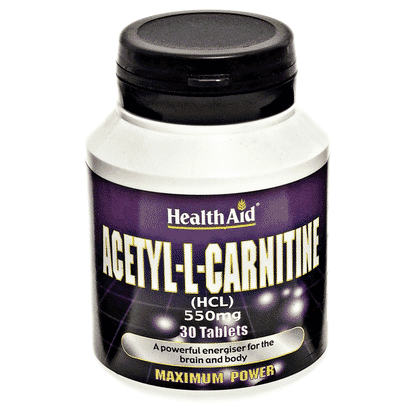 Acetyl-L-Carnitine 550mg 30s