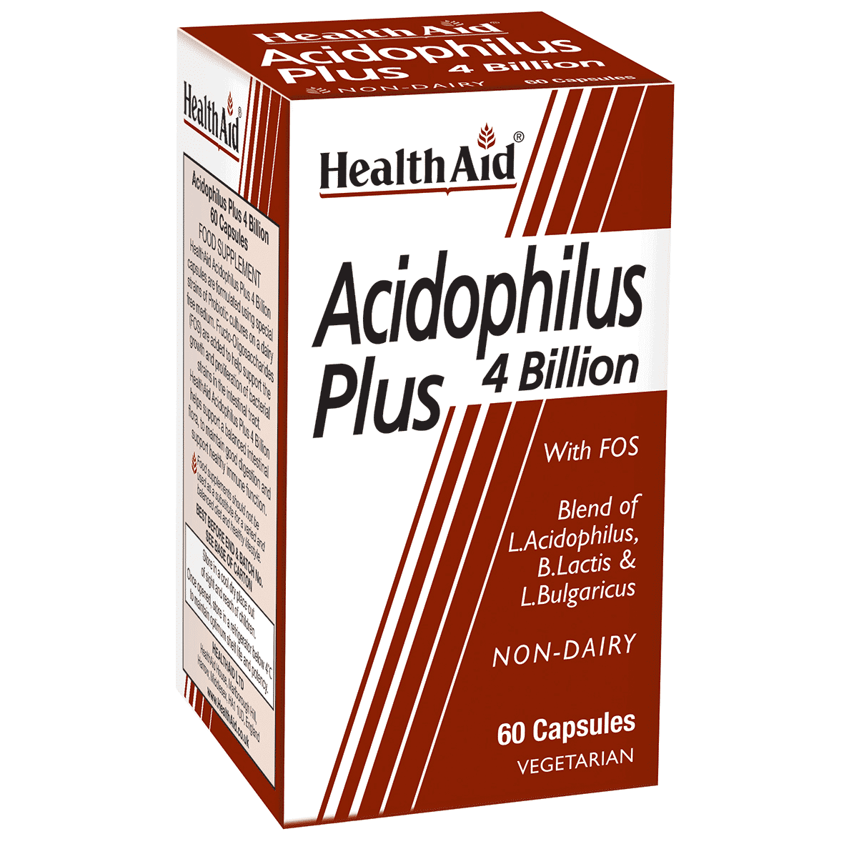 Acidophilus Plus 4 billion with FOS  60s