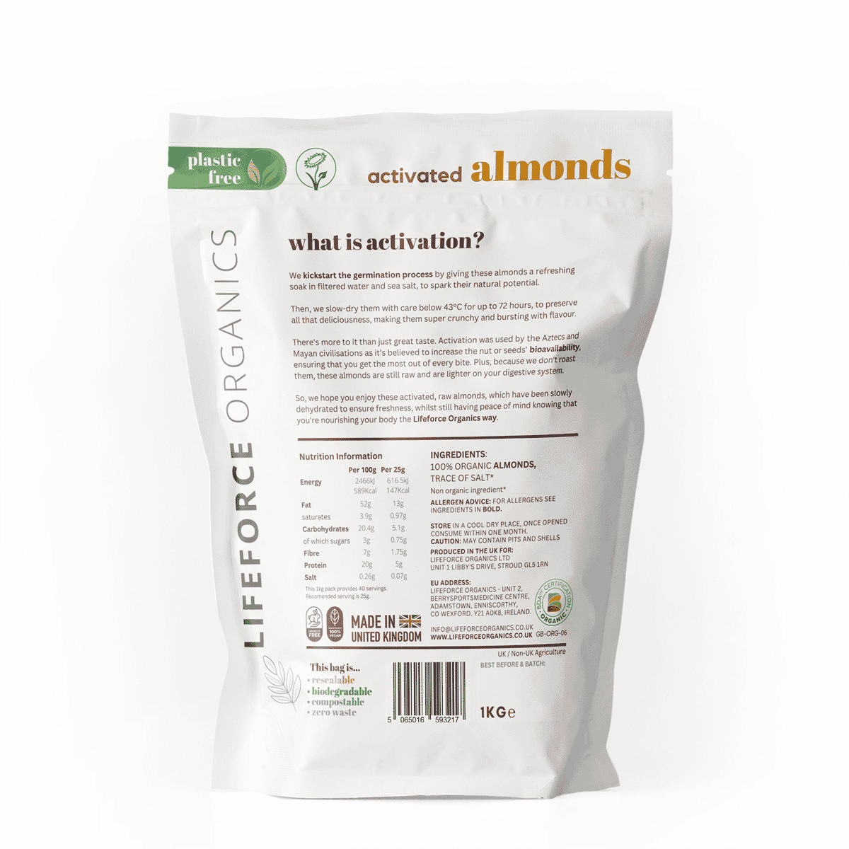 Activated Almonds 1kg