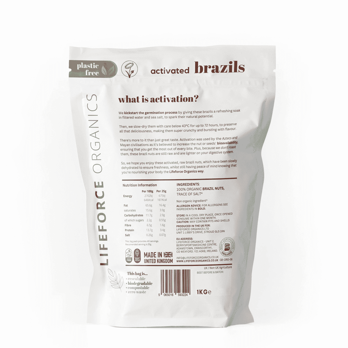 Activated Brazils 1kg
