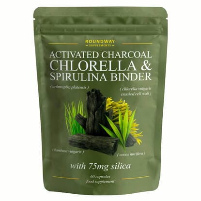 Activated Charcoal, Chlorella, Spirulina Binder 60s