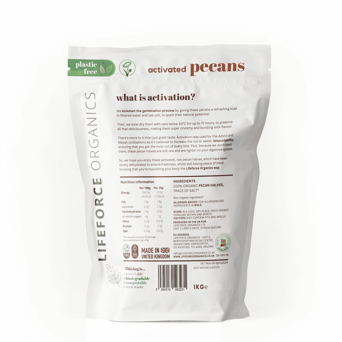 Activated Pecans 1kg