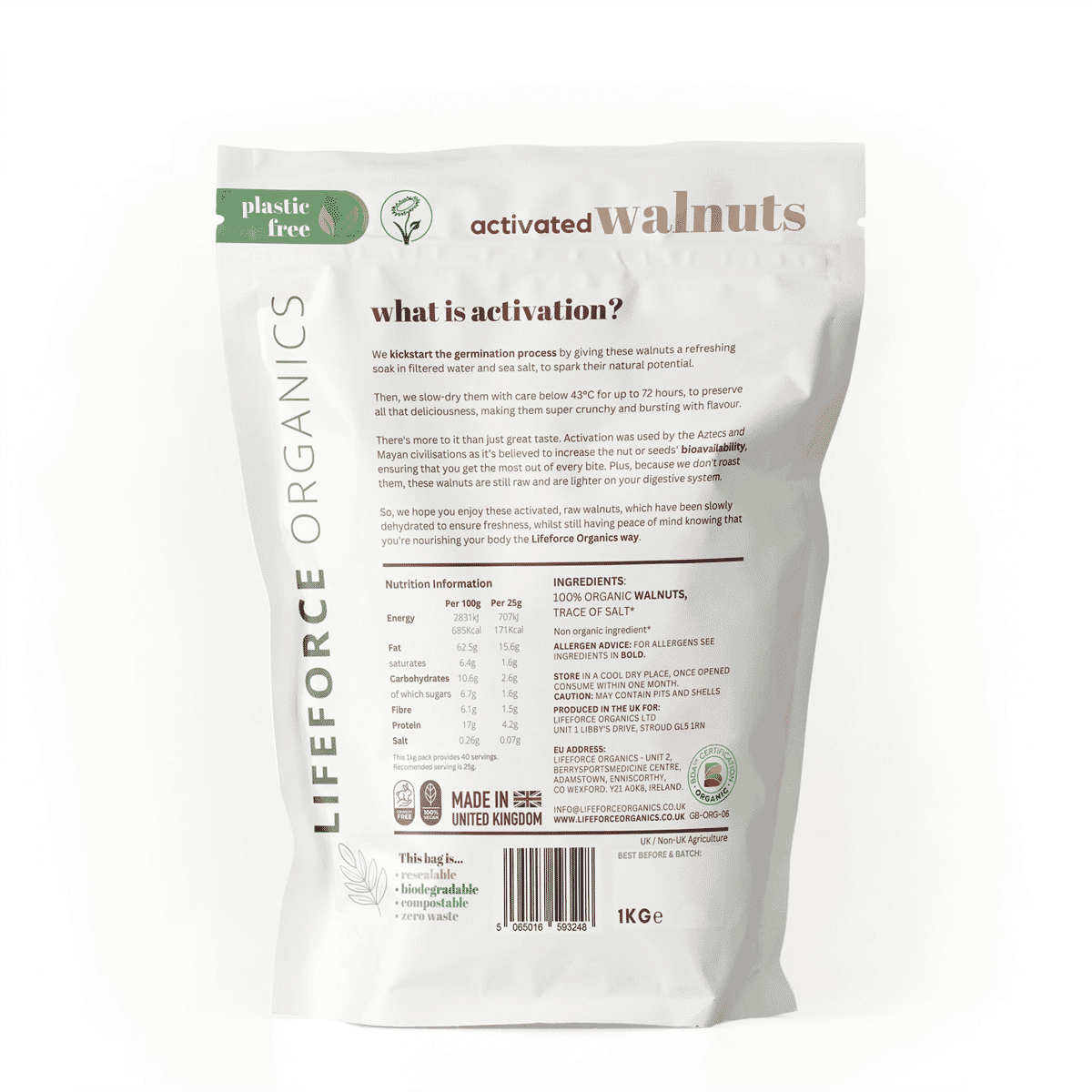 Activated Walnuts 1kg