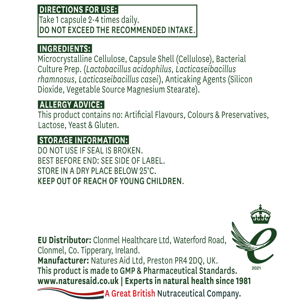 Advanced Acidophilus Complex (5 Billion Bacteria) 60s