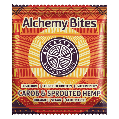 Alchemy Bites Carob & Sprouted Hemp 40g