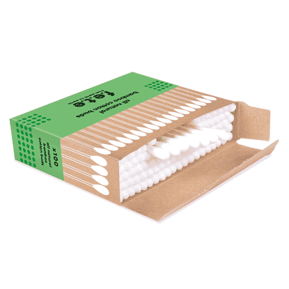 All Natural Bamboo Cotton Buds 100s