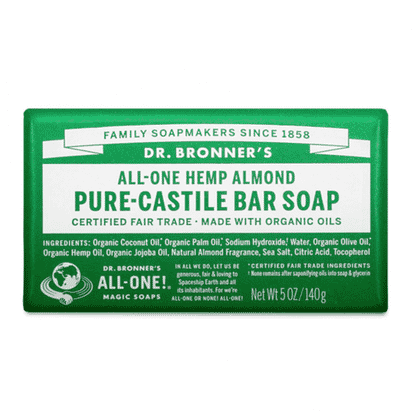 All-One Almond Pure-Castile Bar Soap 140g