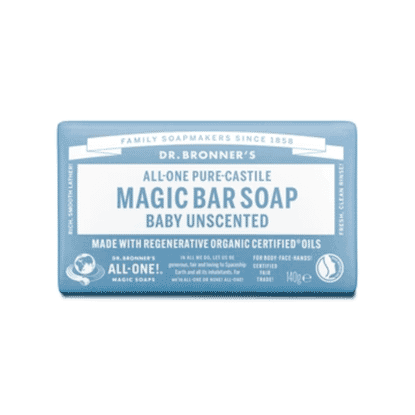 All-One Pure-Castile Magic Bar Soap Baby Unscented 140g