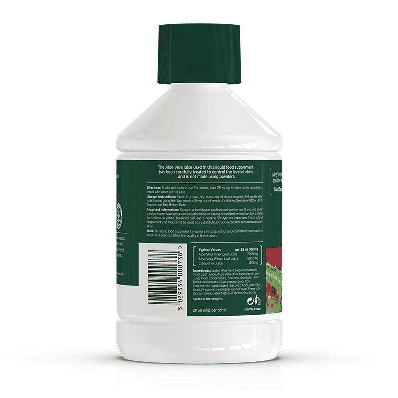 Aloe Vera Juice with Cranberry 500ml