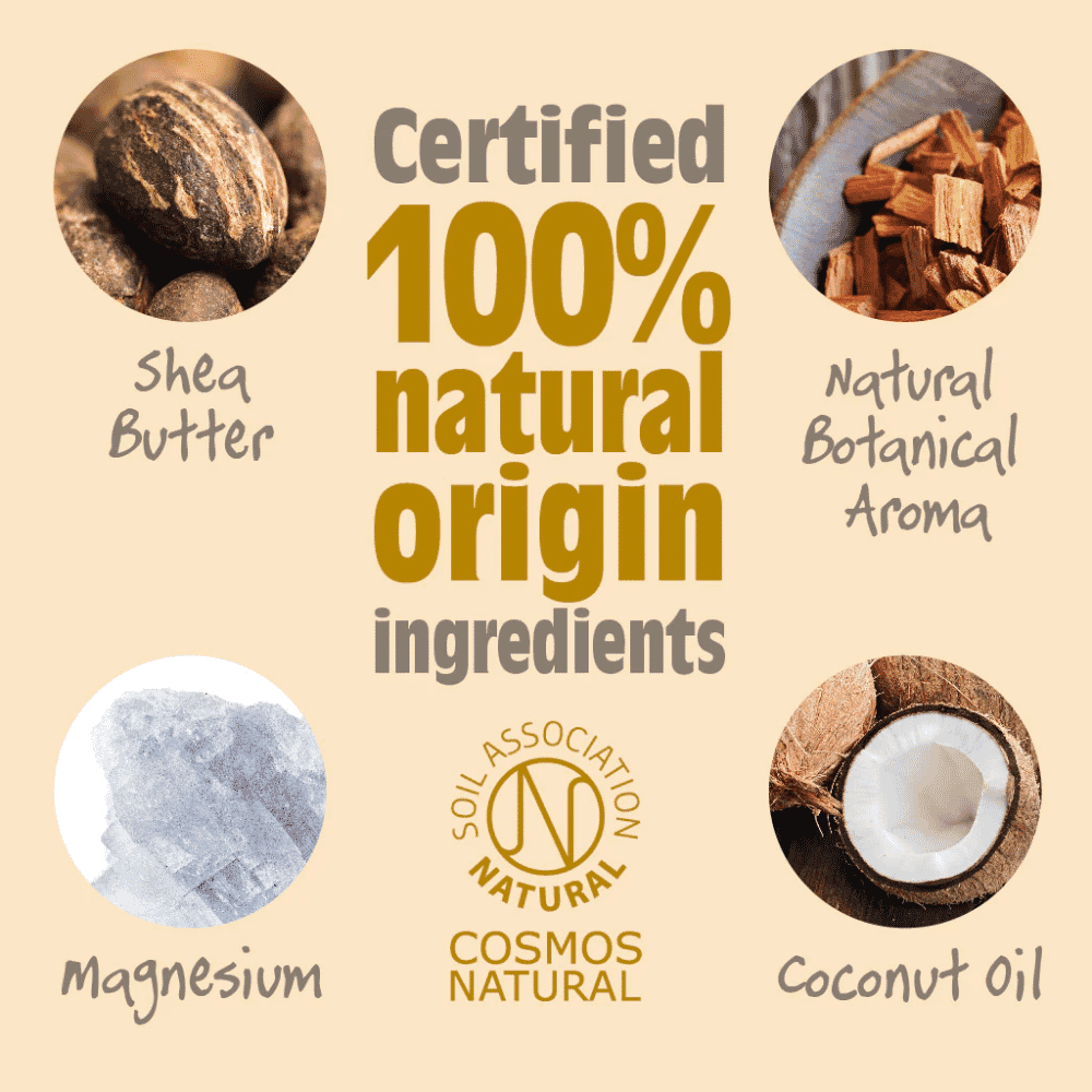 Amber & Sandalwood Deodorant Stick - Use or Refill 75g
