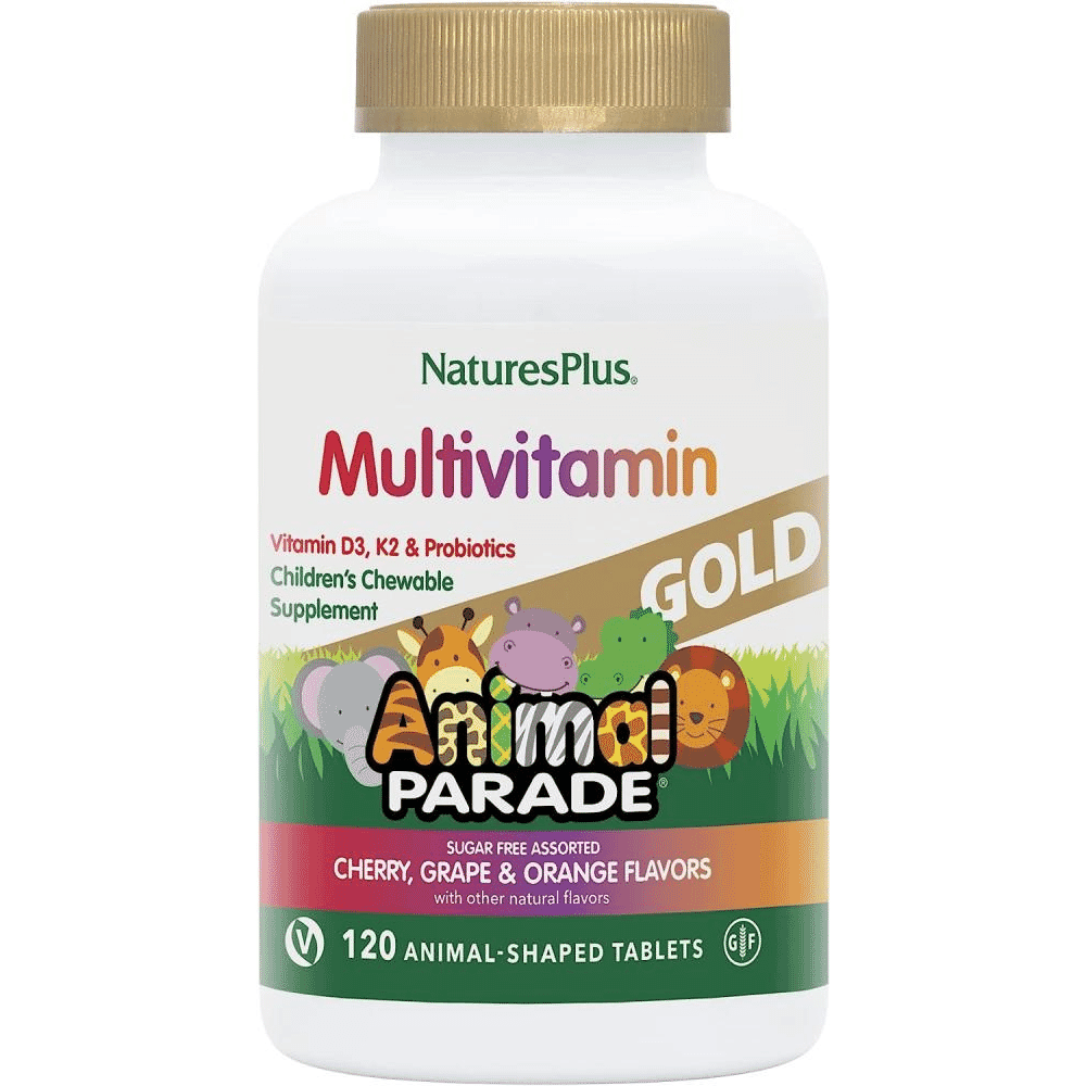 Animal Parade GOLD Multivitamin Sugar Free Assorted Flavour 120s