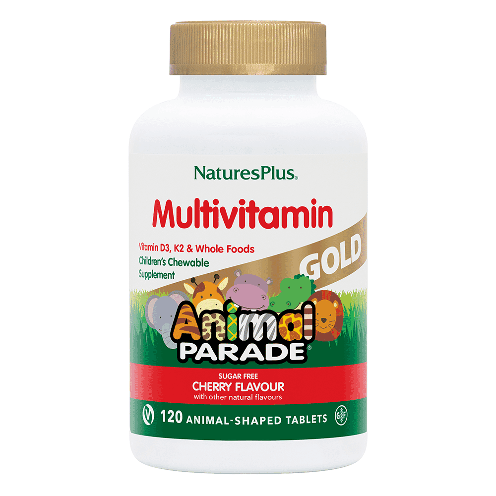 Animal Parade GOLD Multivitamin Sugar Free Cherry Flavour 120s