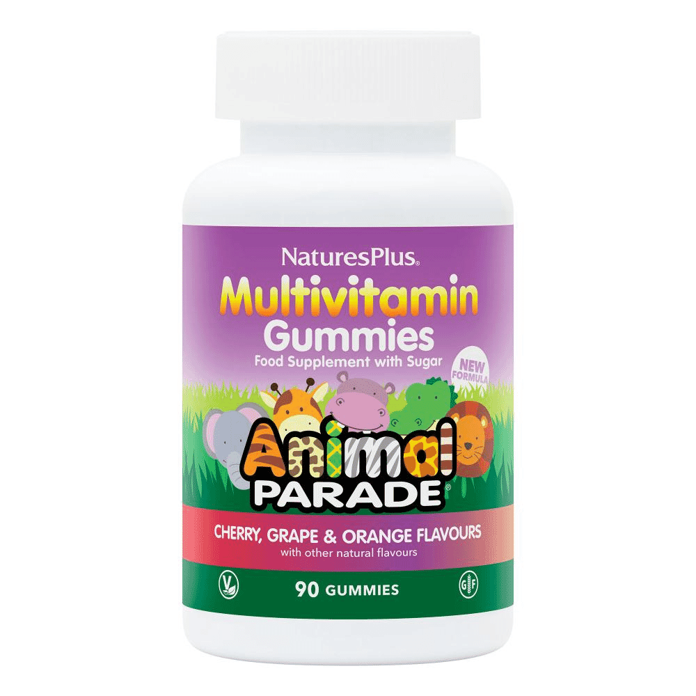 Animal Parade Multivitamin Gummies Cherry, Grape & Orange Flavours 90s
