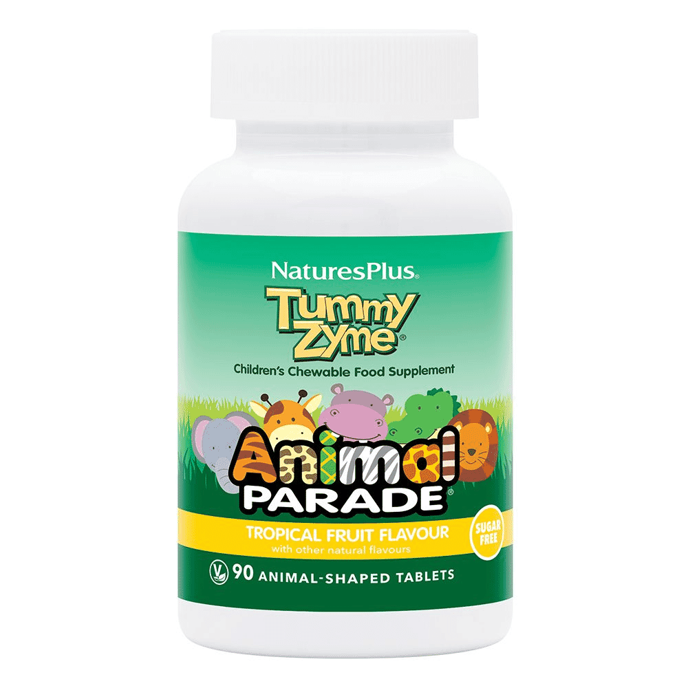 Animal Parade Tummy Zyme Tropical Fruit Flavour 90s (Sugar Free)