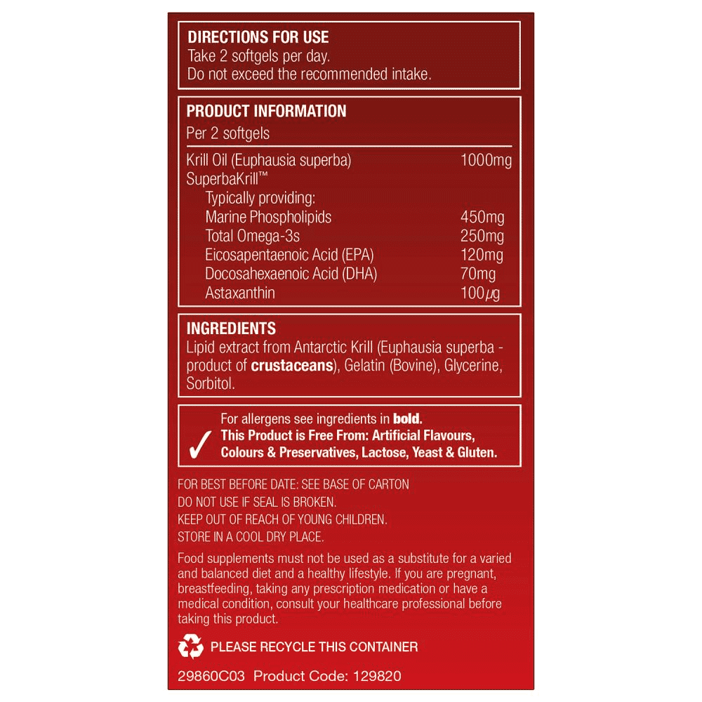 Antarctic Krill Oil (Omega-3) 60s