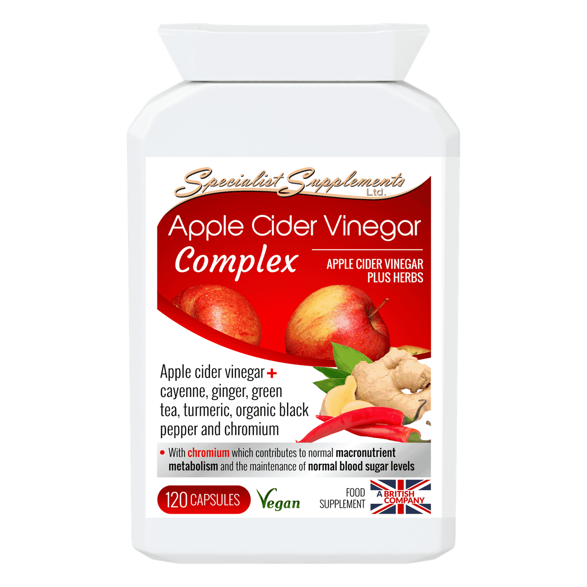 Apple Cider Vinegar Complex 120s