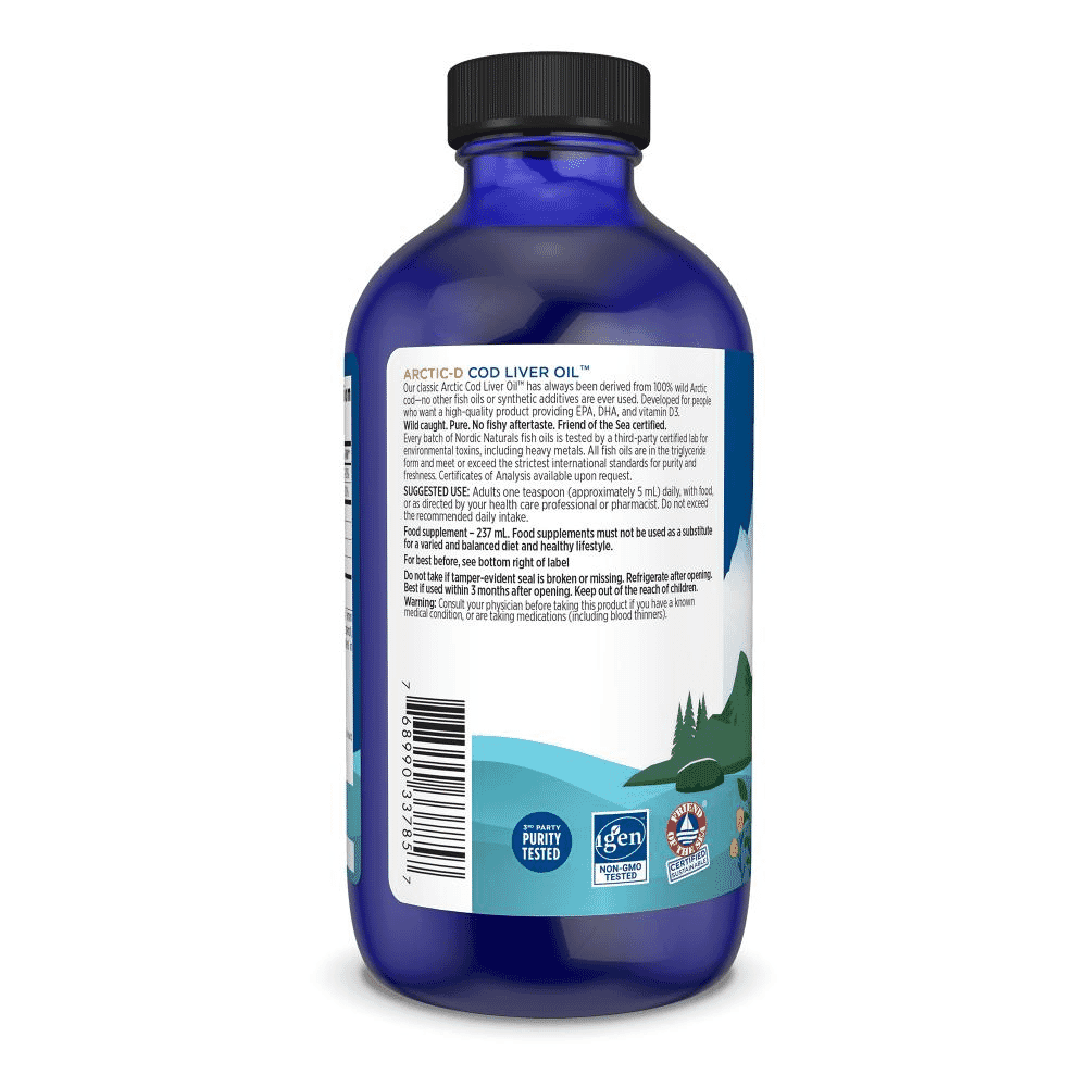 Arctic-D Cod Liver Oil Lemon 237ml