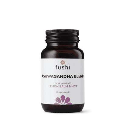 Ashwagandha Blend with Lemon Balm & MCT 60s (WHITE)