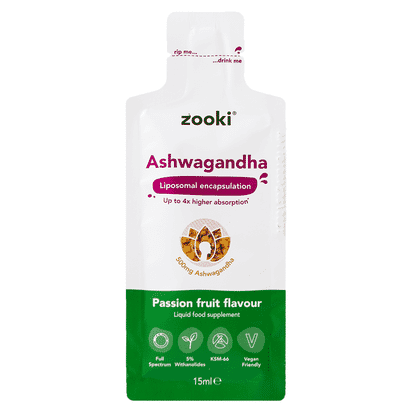 Ashwagandha Liquid Sachet Passion Fruit Flavour 15ml SINGLE