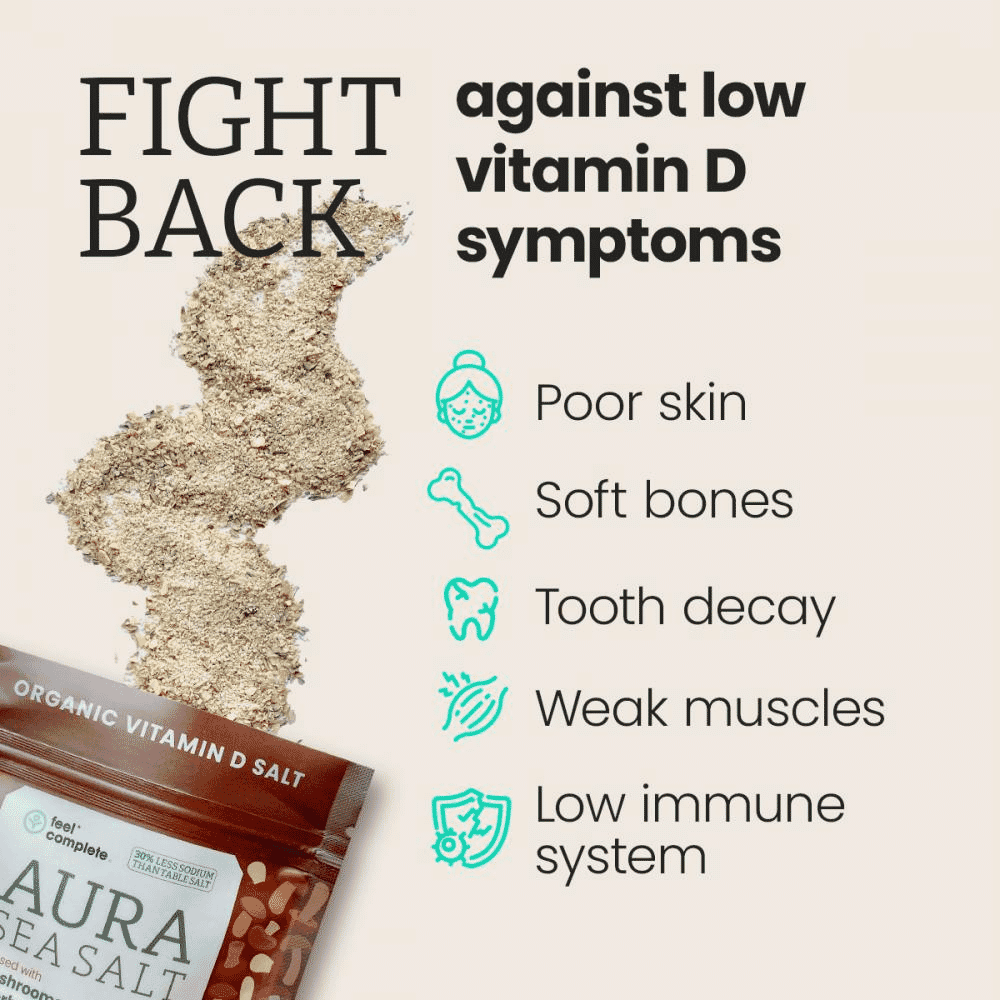 Aura Sea Salt Mushrooms & Herbs (Organic) 80g