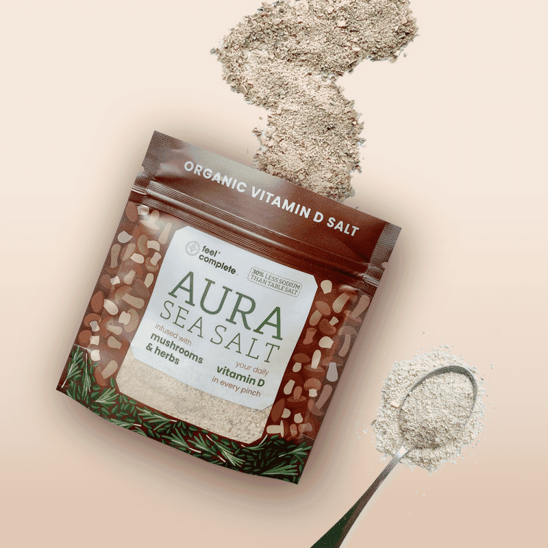 Aura Sea Salt Mushrooms & Herbs (Organic) 80g