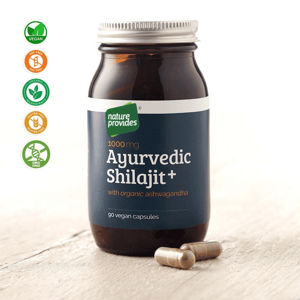 Ayurvedic Shilajit + Organic Ashwagandha 90s